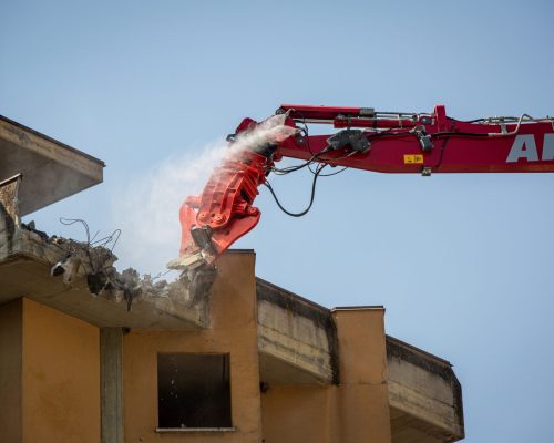 Demolizione grattacieli Quartiere Cogne