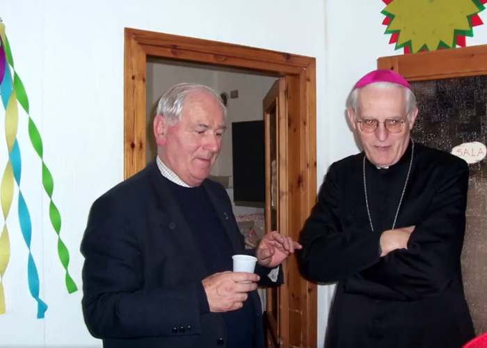 Don Silvio Perrin e Monsignor Giuseppe Anfossi