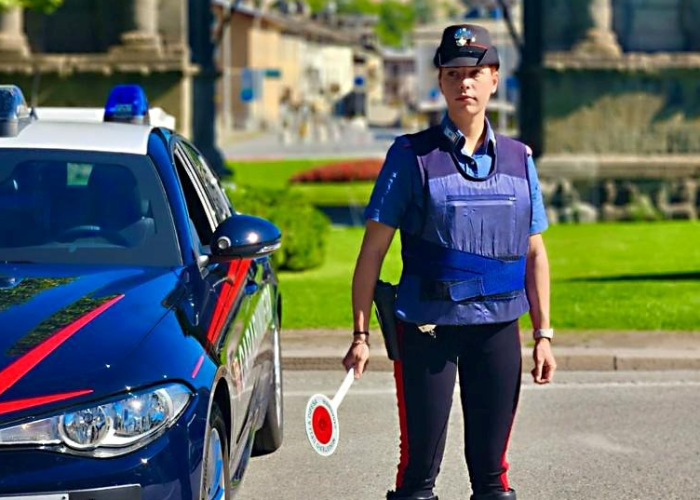 Monica Catalano autista gazzella carabinieri