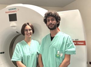 I due nuovi medici di Medicina nucleare, i dottori Zuccotti e Pazienza