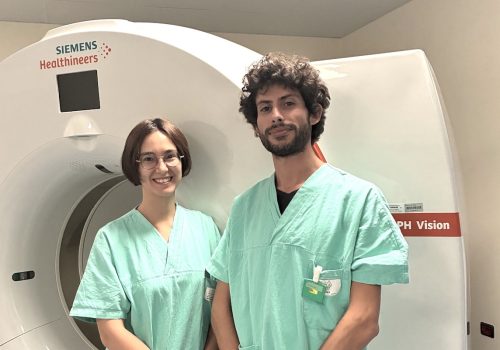 I due nuovi medici di Medicina nucleare, i dottori Zuccotti e Pazienza