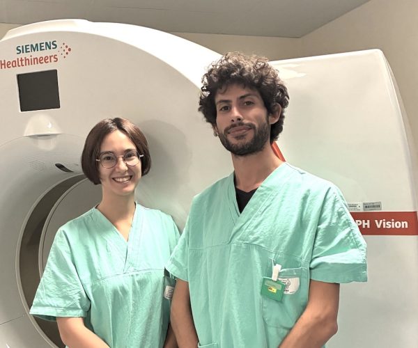 I due nuovi medici di Medicina nucleare, i dottori Zuccotti e Pazienza