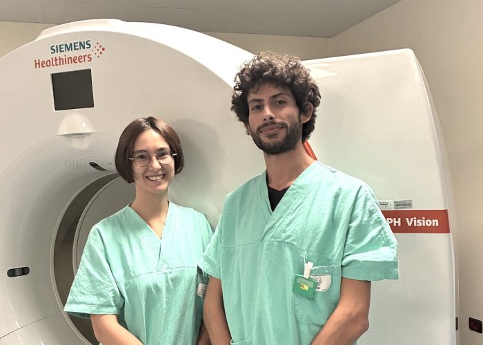 I due nuovi medici di Medicina nucleare, i dottori Zuccotti e Pazienza