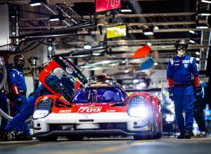 Una delle due le Glickenhaus SCG 007 LMH - Foto Twitter - 24 Hours of Le Mans