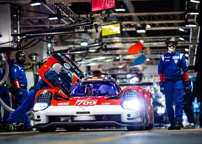 Una delle due le Glickenhaus SCG 007 LMH - Foto Twitter - 24 Hours of Le Mans