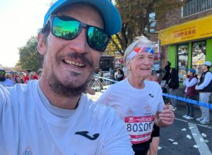 Egidio e Patrick Marquis alla Maratona di New York