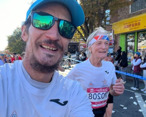 Egidio e Patrick Marquis alla Maratona di New York