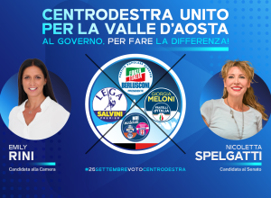 Elezioni Politiche Centrodestra Valle dAosta Rini Spelgatti Aostasera