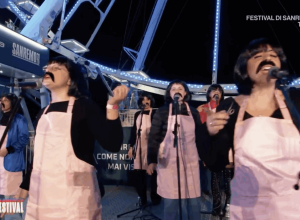 Elisa Neve con Rocking' a Sanremo