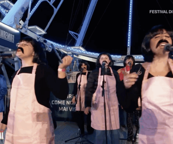 Elisa Neve con Rocking' a Sanremo