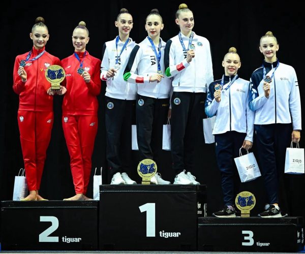 Elodie Godioz con la Squadra Azzurra