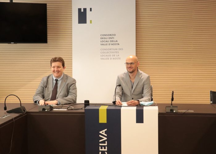 Erik Lavevaz e Ronny Borbey presentazione iniziative Milite Ignoto