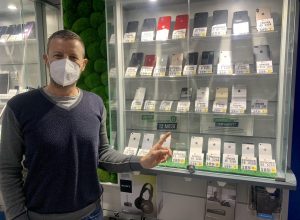 Erik Rosazza titolare del nogozio Negrinelli ad Aosta