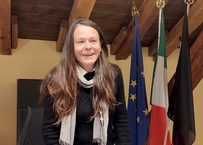 Gabriella Massa - Foto dal profilo X del Comune di Aosta