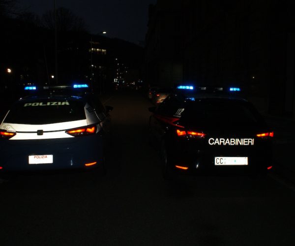 Pattuglie di Polizia e Carabinieri.