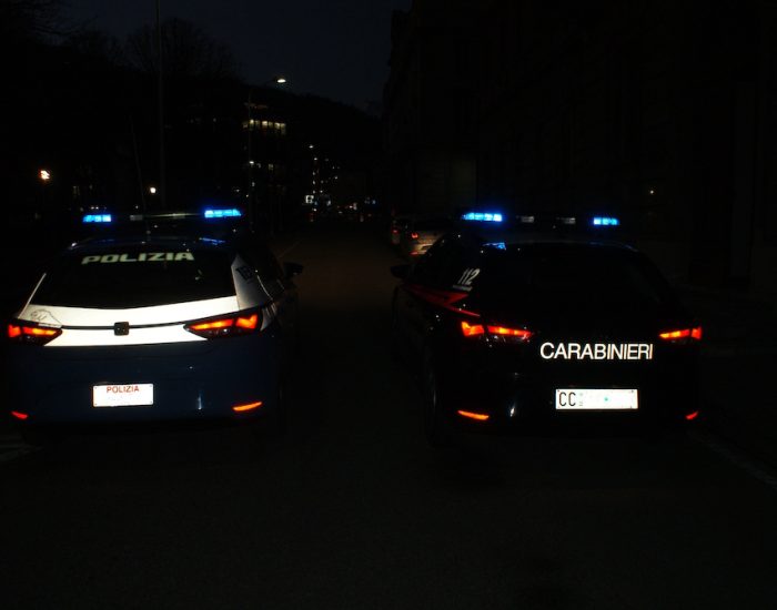 Pattuglie di Polizia e Carabinieri.