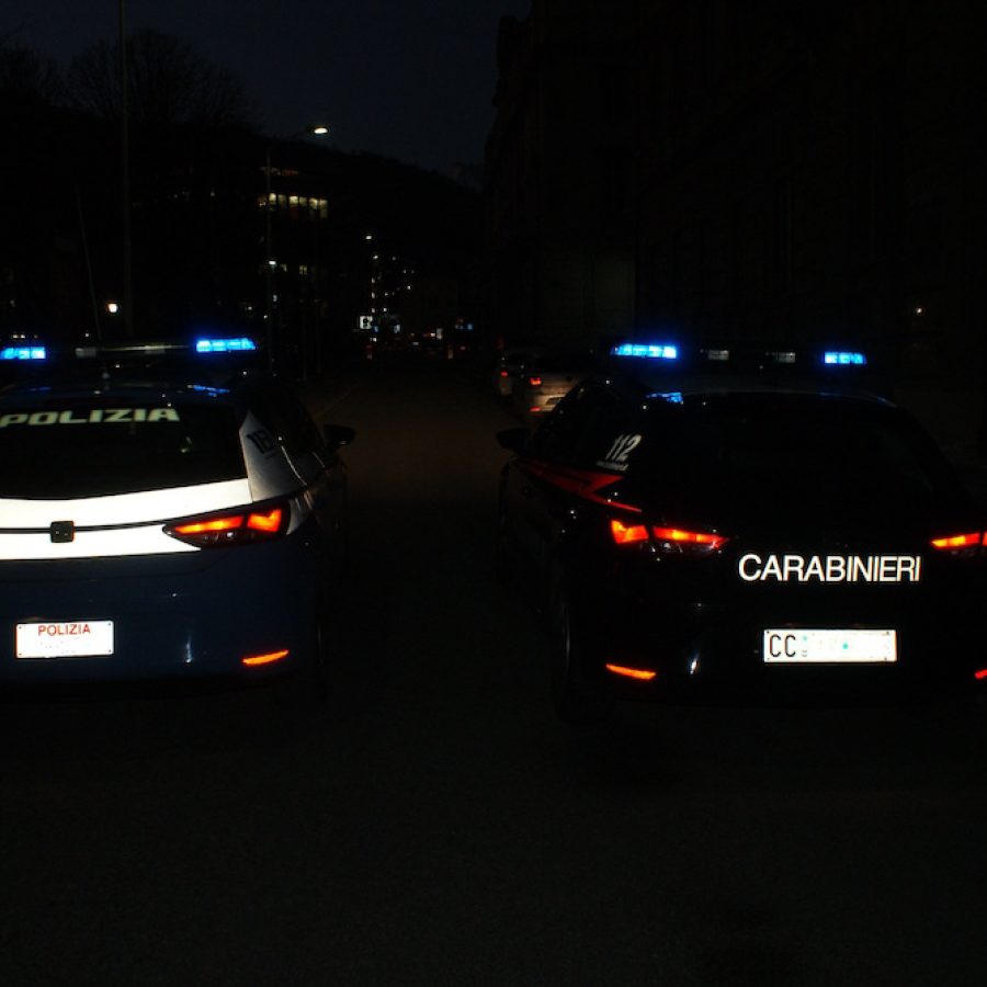 Pattuglie di Polizia e Carabinieri.