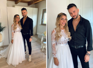 Fabio Porliod con Chiara Facchetti