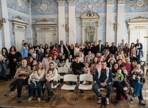 Famiglie dei nuovi nati al Salone Ducale