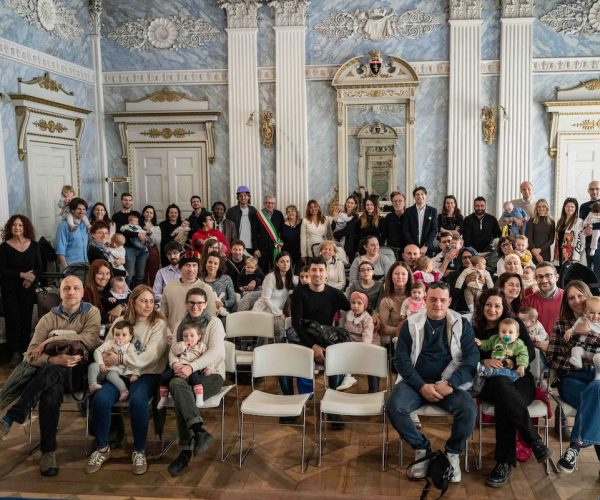 Famiglie dei nuovi nati al Salone Ducale