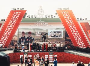 Favre e Iacovelli arrivo Dakar