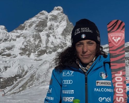 Federica Brignone a Cervinia foto Fisi