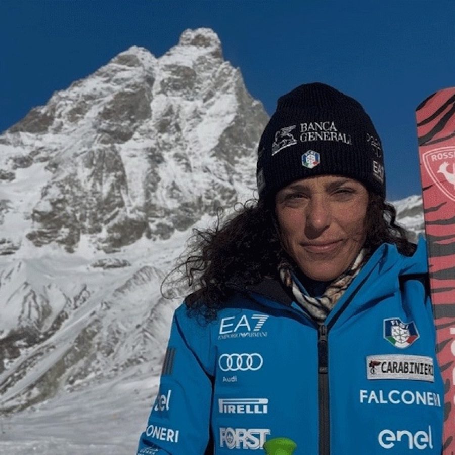 Federica Brignone a Cervinia foto Fisi