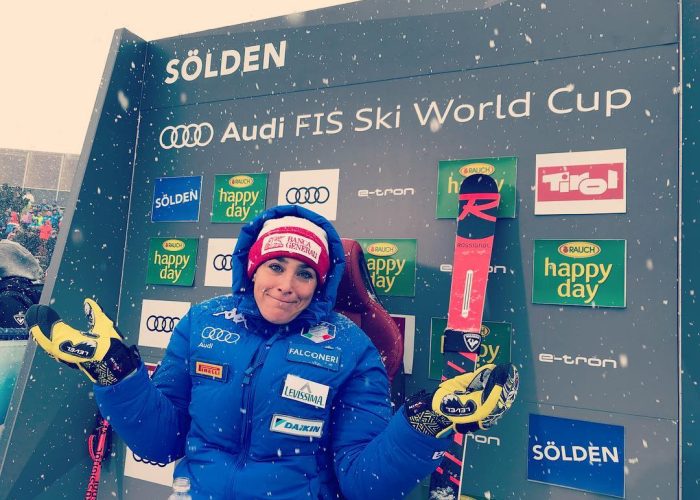 Federica Brignone a Soelden - Foto Fisi