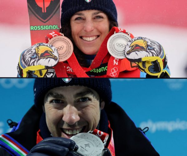 Federica Brignone e Federico Pellegrino