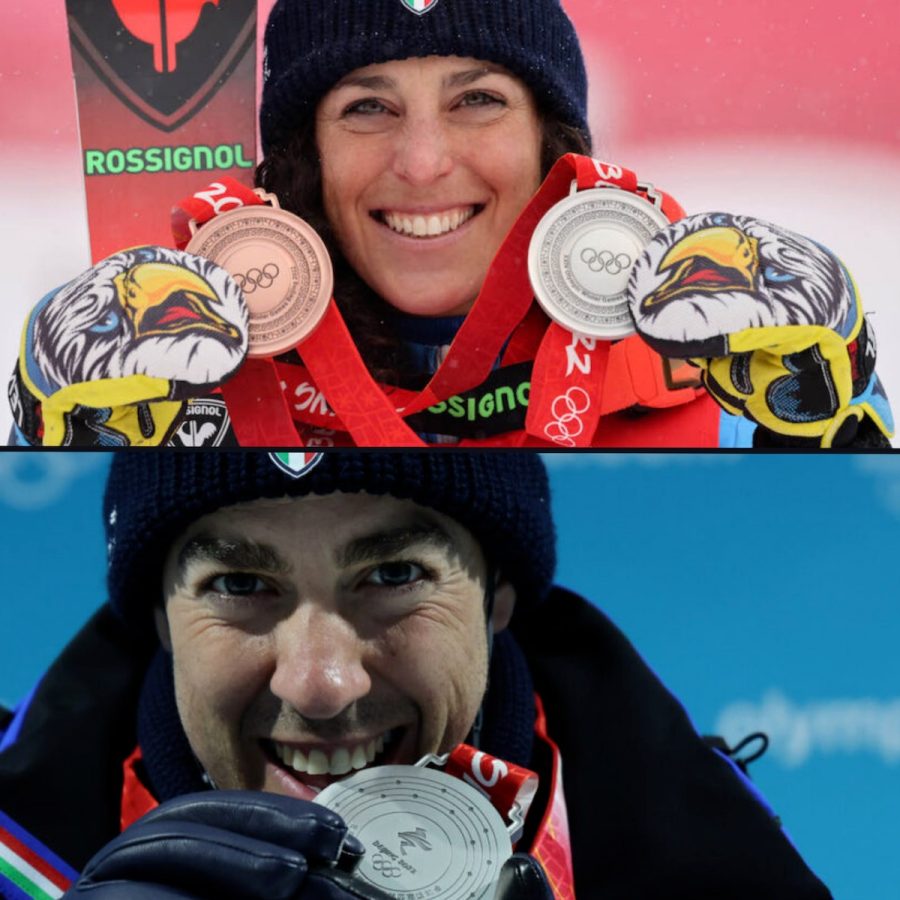 Federica Brignone e Federico Pellegrino