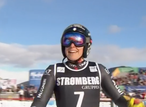 Federica Brignone nel SuperG di Kvitfjell