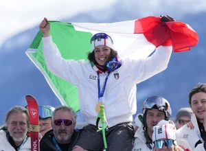 Federica Brignone oro SuperG Olimpiadi Milano Cortina Gio Auletta Pentaphoto