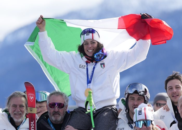 Federica Brignone oro SuperG Olimpiadi Milano Cortina Gio Auletta Pentaphoto