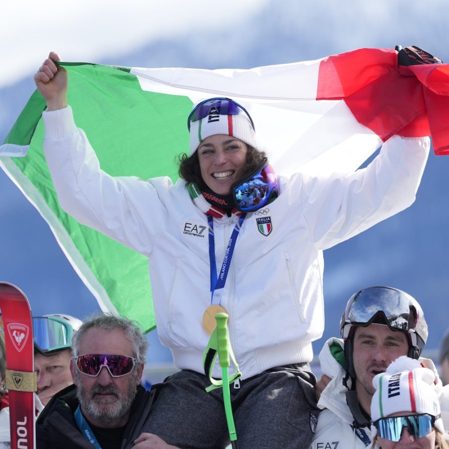 Federica Brignone oro SuperG Olimpiadi Milano Cortina Gio Auletta Pentaphoto