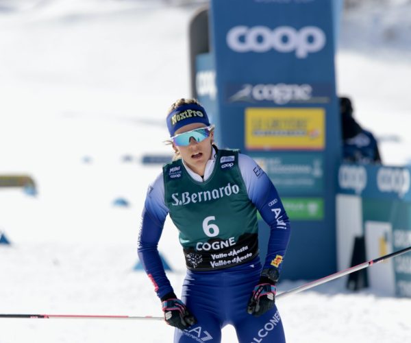 Federica Cassol Coppa del mondo di sci di fondo Cogne dieci km Foto di Nicole Jocollé