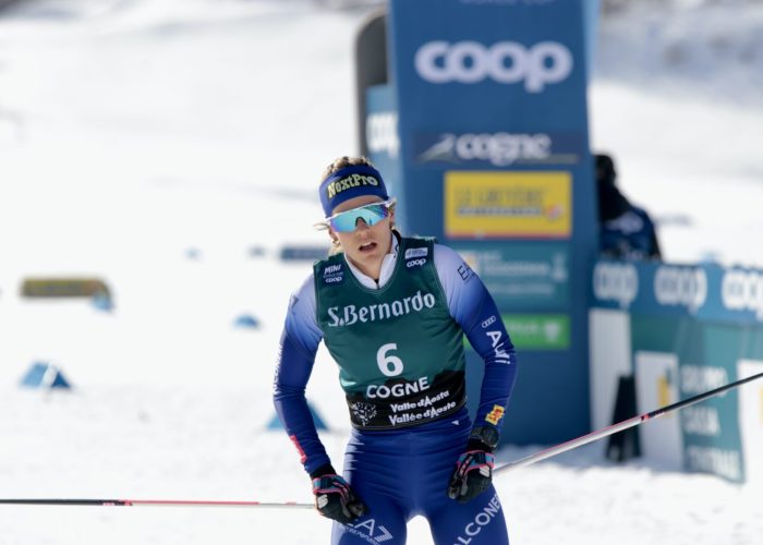 Federica Cassol Coppa del mondo di sci di fondo Cogne dieci km Foto di Nicole Jocollé