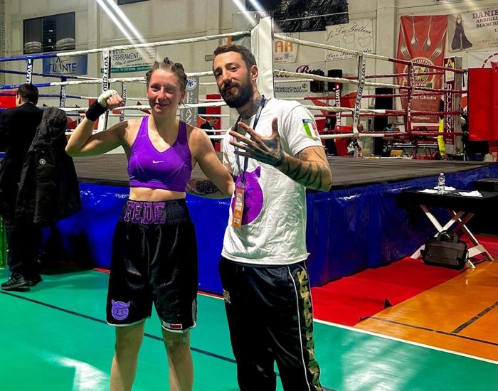 Federica Macrì con Luca De Carolis