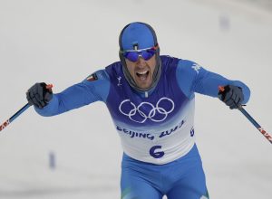 Federico Pellegrino argento sprint Olimpiadi Pechino foto Gio Auletta Pentaphoto