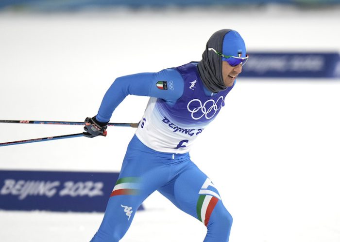 Federico Pellegrino argento sprint Olimpiadi Pechino foto Gio Auletta Pentaphoto