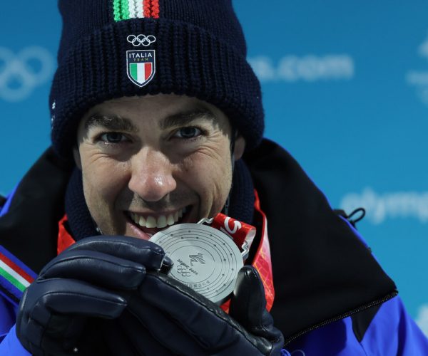 Federico Pellegrino argento sprint Olimpiadi Pechino foto Marco Trovati Pentaphoto
