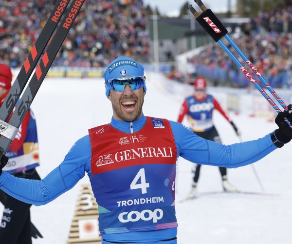 Federico Pellegrino sprint Mondiali Trondheim foto Pentaphoto