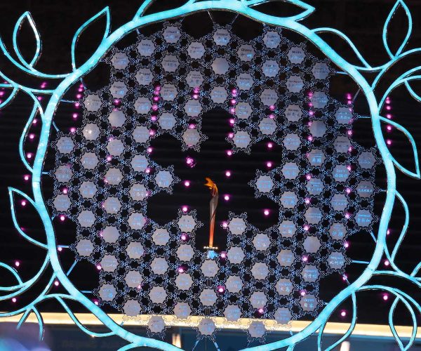 Fiamma Olimpica Pechino foto Marco Trovati Pentaphoto