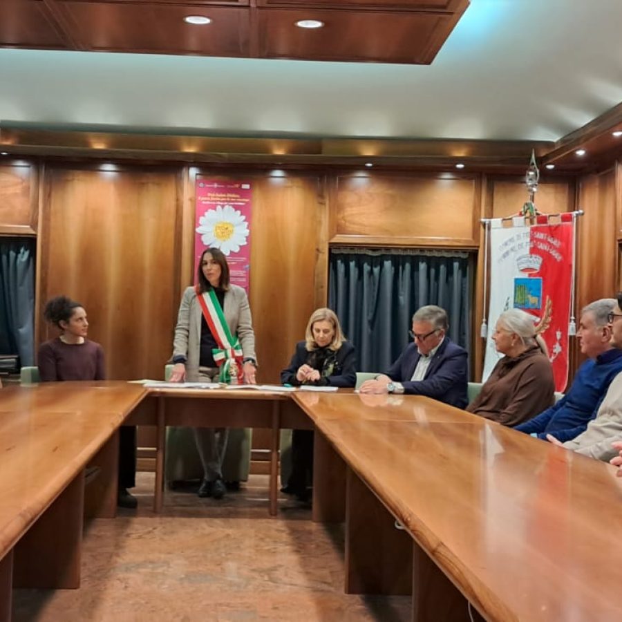 Firma Carta etica dello sport femminile Pré Saint Didier Soroptimist