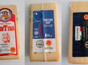 I tre prodotti del lotto di Fontina DOP richiamato.