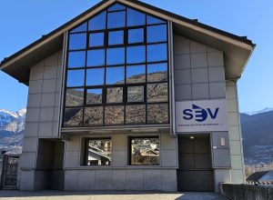 La sede degli uffici SEV, a Sarre