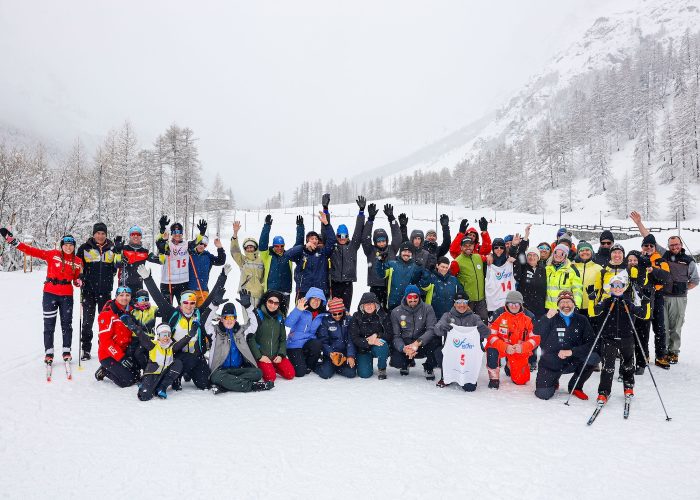 Foto di gruppo Fisdir Rhemes Notre Dames marzo Ph M Vignolini