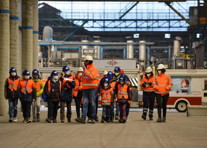 Una visita allo stabilimento Cogne Acciai Speciali