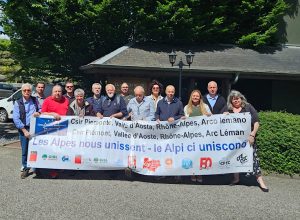 Claudio Albertinelli ed il Consiglio Sindacale Interregionale Alpi Arco Lemano