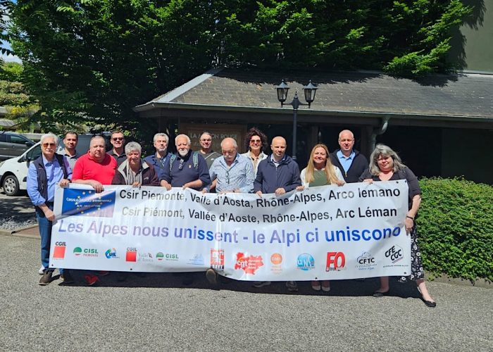 Claudio Albertinelli ed il Consiglio Sindacale Interregionale Alpi Arco Lemano
