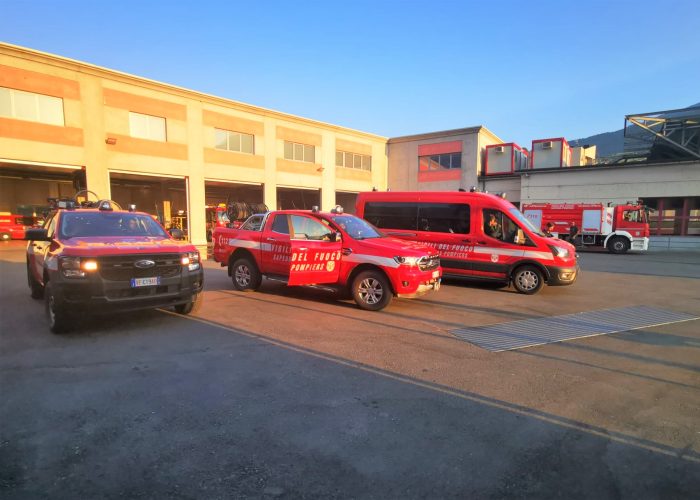 Contingente partito per incendio Vesuvio